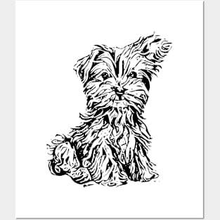 Cute Dog Drawing Posters and Art